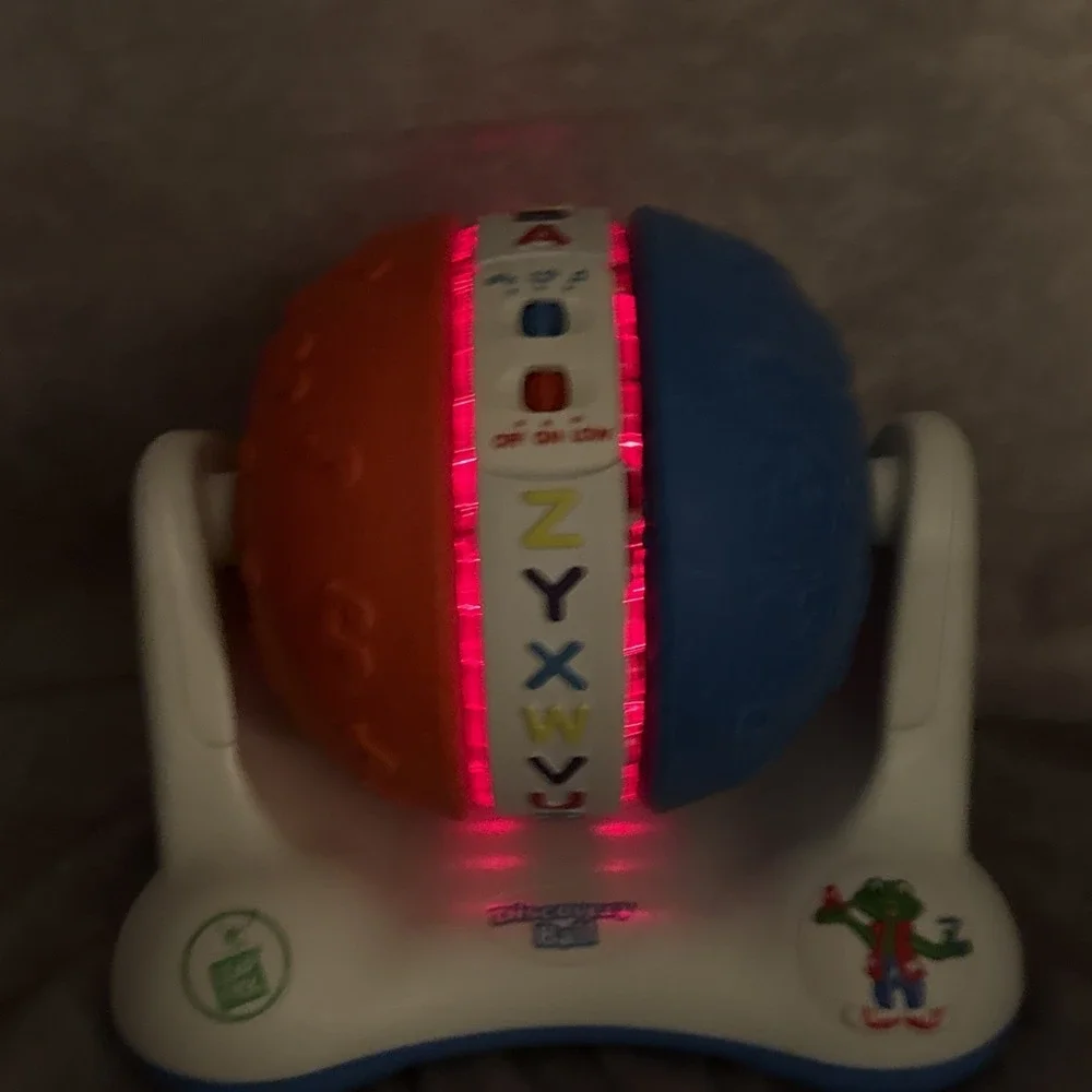 Leap Frog DISCOVERY BALL 2001 w/ Letter Names, Sound, and Music Working Video